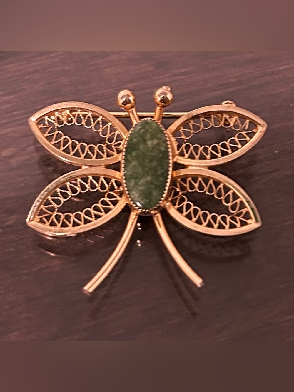 Vintage Curtis Creations Butterfly Brooch